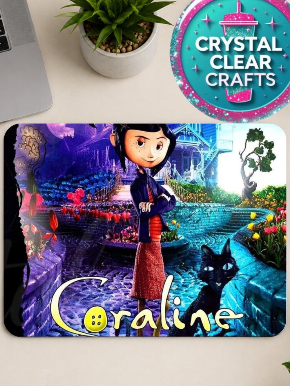 Coraline Handmade Mousepad